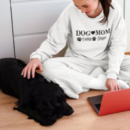Camiseta Nome personalizado de cão Cachorro mãe mama
