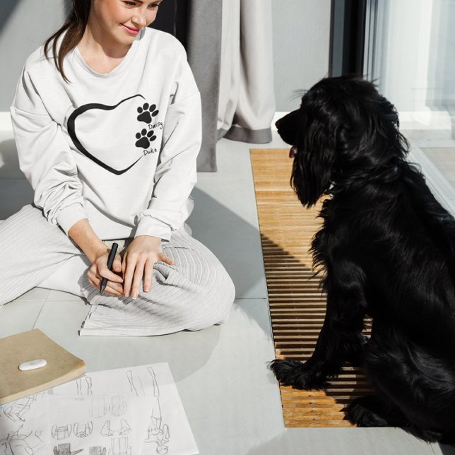 Camiseta Nome personalizado de cão Cão Cachorro Mamãe Prese (Criador carregado)