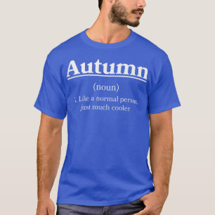Camiseta Nome Personalizado de Definição de Outono Personal