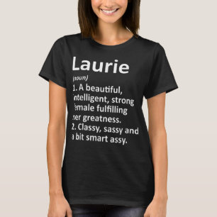 Camiseta Nome Personalizado de Definição LAURIE - Christma 