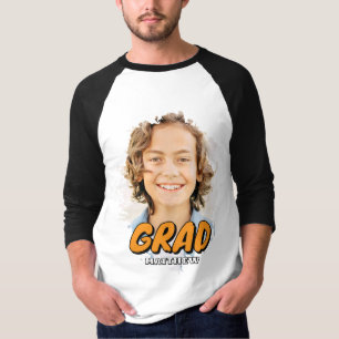 Camiseta Nome Personalizado de Gradução de Foto Personaliza
