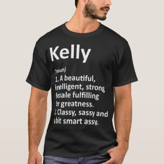 Camiseta Nome Personalizado de Kelly Definition