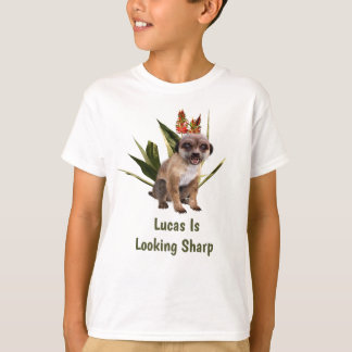 Camiseta Nome Personalizado de Suricata Olhando Bem
