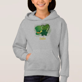 Camiseta Nome Personalizado Dia de São Patrício Trevo de Tr