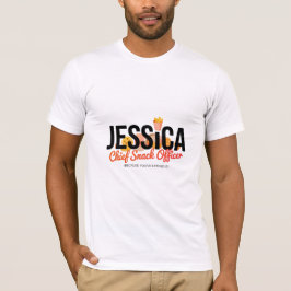 Camiseta Nome Personalizado Divertido – Diretor de Lanche