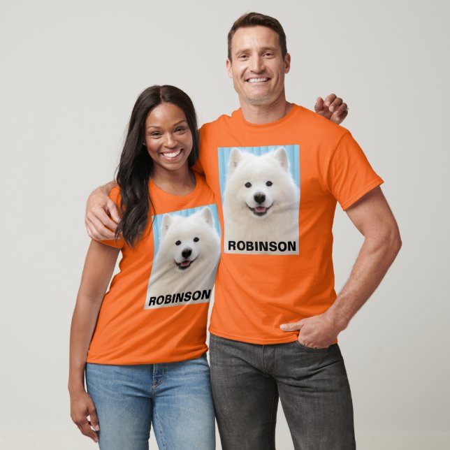 Camiseta Nome Personalizado do Cão de Cuta Personalizado de (Unissex)