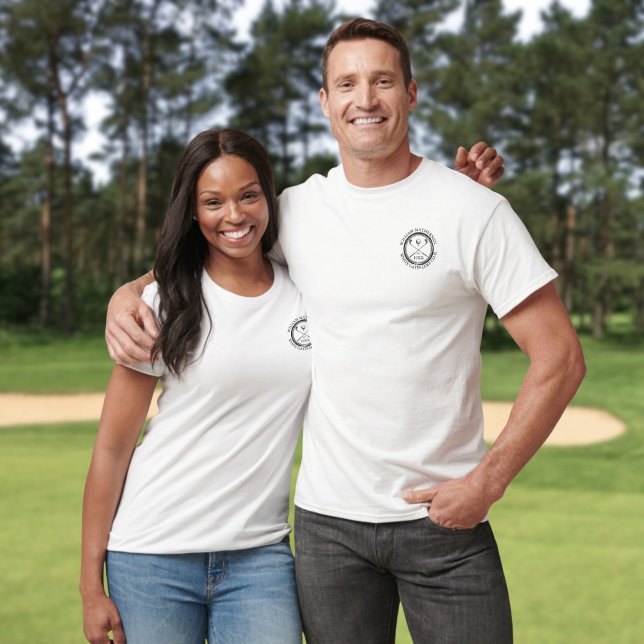 Camiseta Nome Personalizado do Clube de Golfe Clássico (Custom Golf Club Name Classic Personalized T-Shirt)