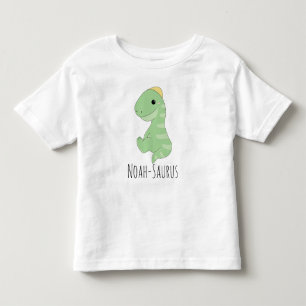 Camiseta Nome Personalizado do Dinossauro Verde Gelado - Sa