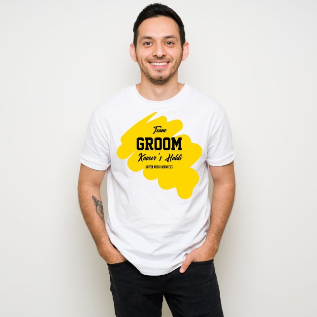 Camiseta Nome personalizado do grupo Haldi (Criador carregado)