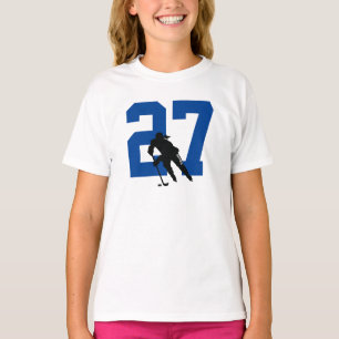 Camiseta Nome Personalizado do Jogador de Hóquei Número A
