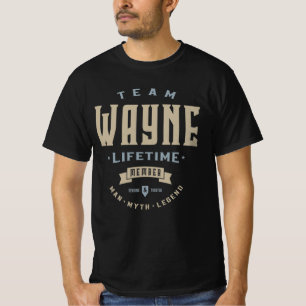 Camiseta Nome Personalizado do Membro do Time Wayne da Equi