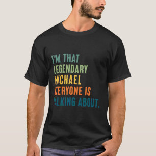 Camiseta Nome Personalizado do Michael Legendário
