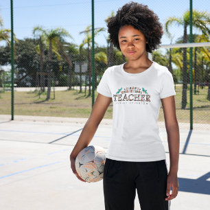 Camiseta Nome Personalizado do Presente de Natal do Profess