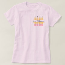 Nome Personalizado do Professor Lápis Amarelo