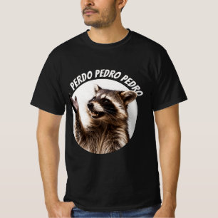 CAMISETA NOME PERSONALIZADO DO RACCOON PEDRO