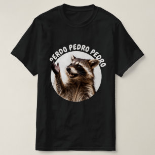 CAMISETA NOME PERSONALIZADO DO RACCOON PEDRO