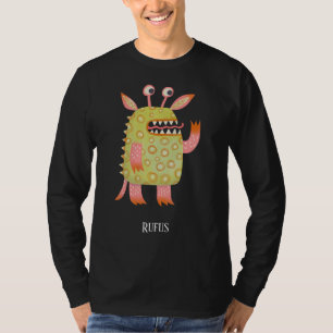Camiseta Nome Personalizado do Rufus Monster