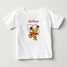 Camiseta Nome personalizado do Salto do Urso do Teddy Rope
