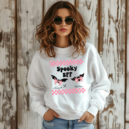 Camiseta Nome Personalizado do Spooky BFF - Presente do Hal