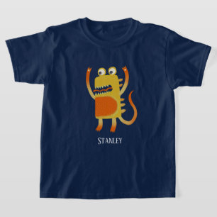 Camiseta Nome Personalizado do Stanley do Monstro Gelado