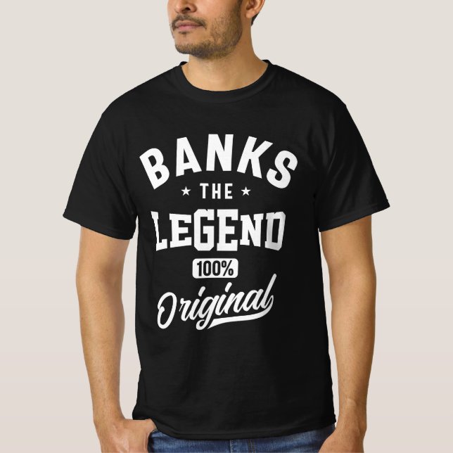 Camiseta Nome Personalizado dos Bancos (Frente)