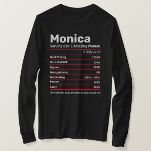 Camiseta Nome Personalizado dos Fatos Nutricionais - Presen