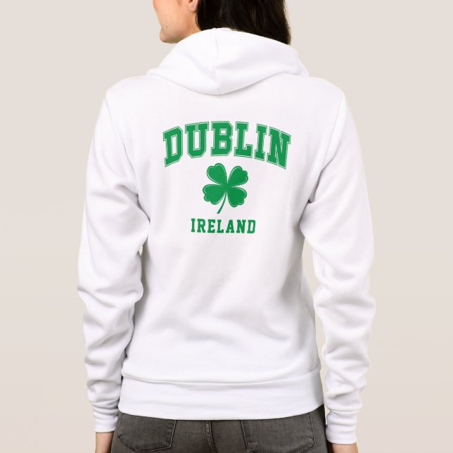 Camiseta Nome personalizado Dublin Irlanda (Verso)