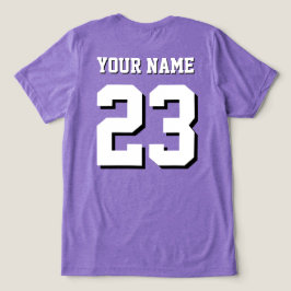 Camiseta Nome Personalizado e Número de Esporte Jersey