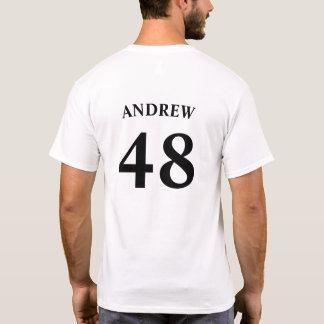 Camiseta Nome personalizado e número de Jersey