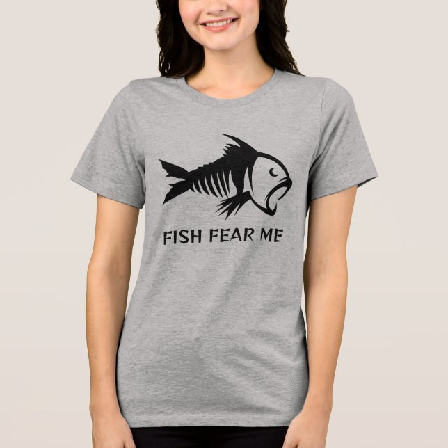 Camiseta Nome Personalizado e Peixe de Texto (Frente)
