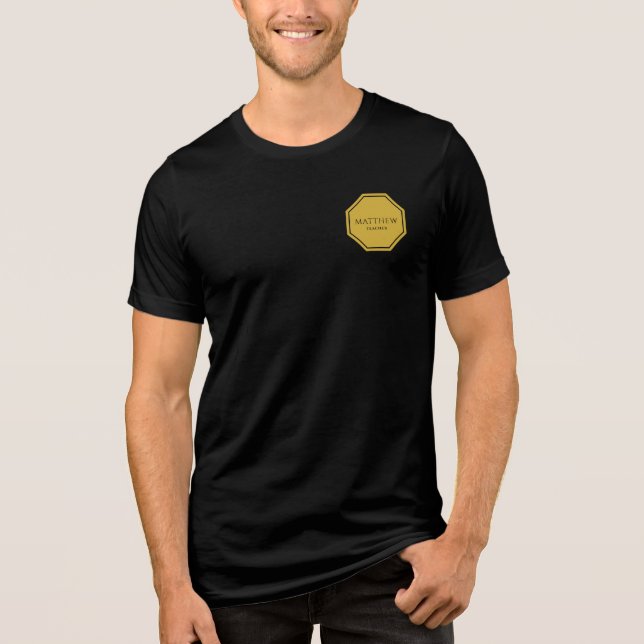 Camiseta Nome Personalizado e Título do Trabalho Impresso c (Frente)