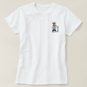 Camiseta Nome Personalizado Enfermeira Enfermeira de Design