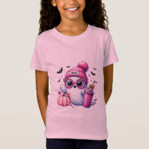 Camiseta Nome Personalizado Ghost Cor-de-Rosa-Cor-de-Corte
