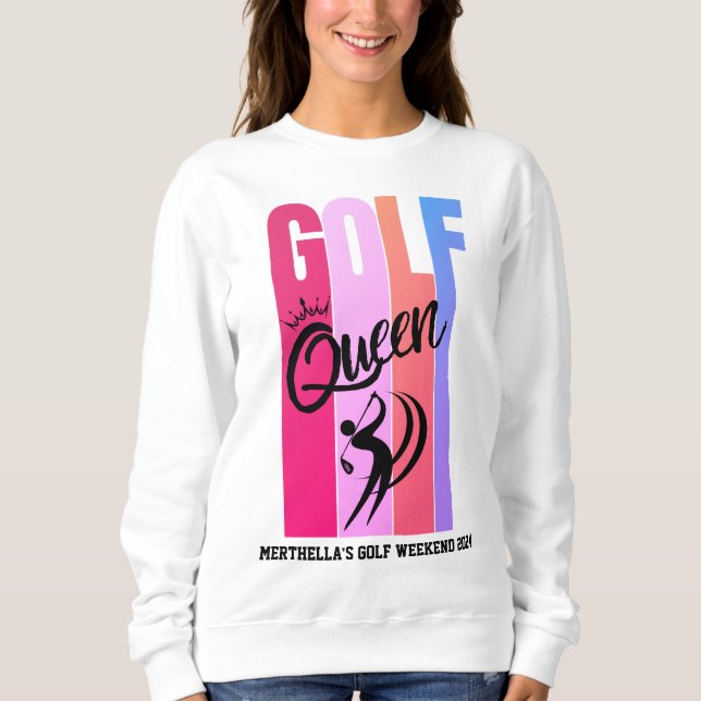 Camiseta Nome personalizado GOLF QUEEN feminino (Frente)