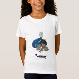 Camiseta Nome personalizado Lady Mermaid