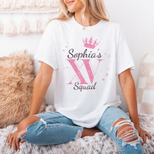 Camiseta Nome Personalizado Link Mis Quince Squad XV Party