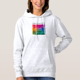 Camiseta Nome personalizado Logotipo Womens Cinzas modernas