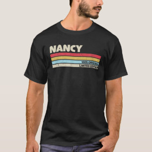 Camiseta Nome Personalizado Nancy Vintage 70S 80S 90S
