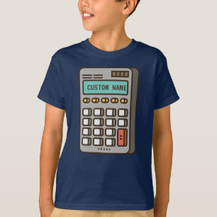 Camiseta Nome Personalizado no Calculador