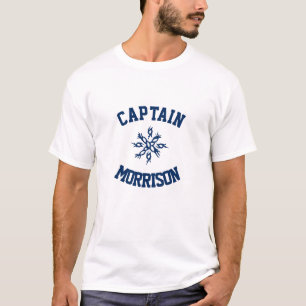 Camiseta Nome personalizado Números de cabos de navegaçã