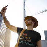 Camiseta Nome Personalizado O Homem O Mito A Legenda T-Sh<br><div class="desc">Personalizado Personalizado O Homem O Mito A Legenda 15oz Marido Padre Irmão Tio Pai Gift</div>