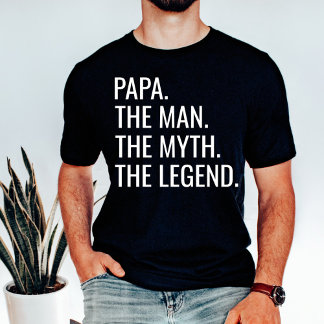 Camiseta NOME PERSONALIZADO. O Homem. O Mito. A Lenda.