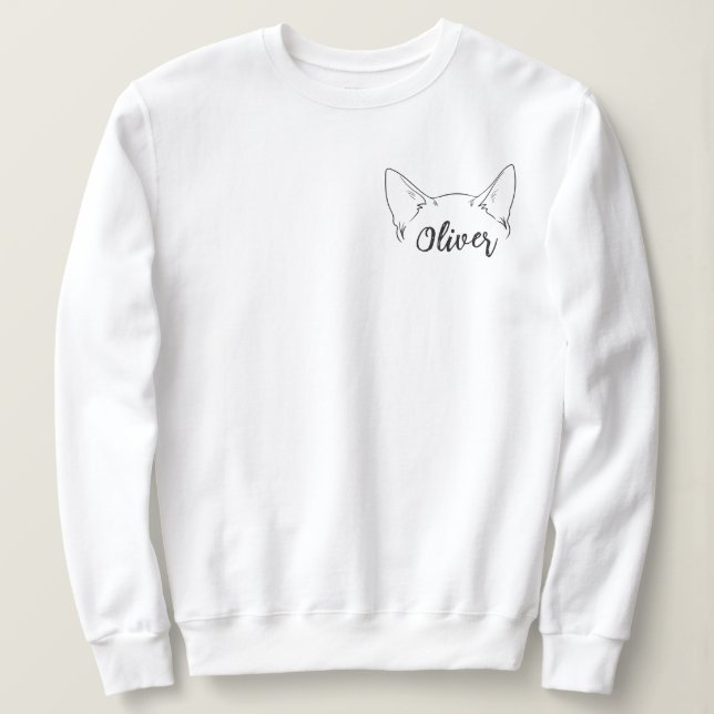 Camiseta Nome Personalizado Ocicat Cat Mãe (Frente do Design)