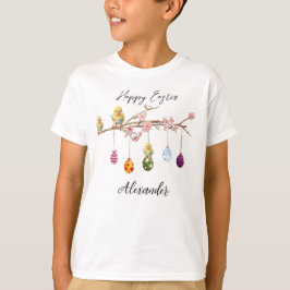 Camiseta Nome Personalizado Ovos de Páscoa Felz pascoa de B