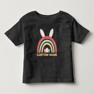 Camiseta Nome Personalizado Páscoa Cotovelo Coelhinho de Ov
