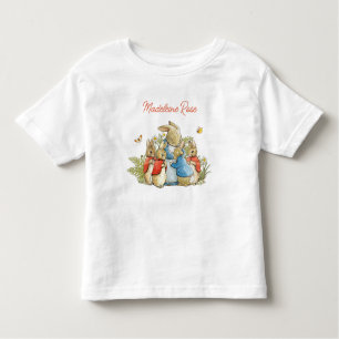 Camiseta Nome personalizado Peter o Rabbit com Josephine Bu