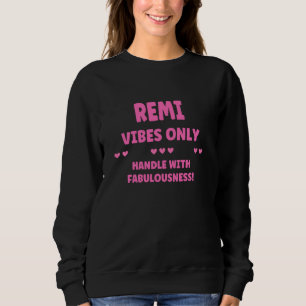 Camiseta Nome Personalizado REMI Nome Funny Cute Nome Perso