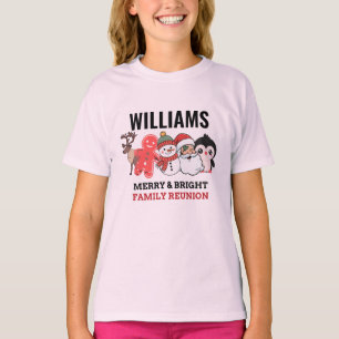 Camiseta Nome Personalizado Reunião de Família Alegre e Bri