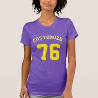 Nome Personalizado Roxo Esportes de Número