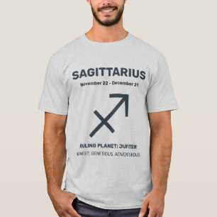 Camiseta Nome Personalizado / Sagitário de Sinal de Zodíaco